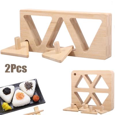 Onigiri Mould Triangle Bento Mold Japanese Sushi Making Kit DIY Bento Sushi Mold Sushi Press Maker Rice Ball Making Homemade