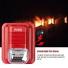Drahtlose Technologie Drahtloser Feueralarm Blitzlicht Drahtloses konventionelles Blitzlicht Sicherheitswarnung