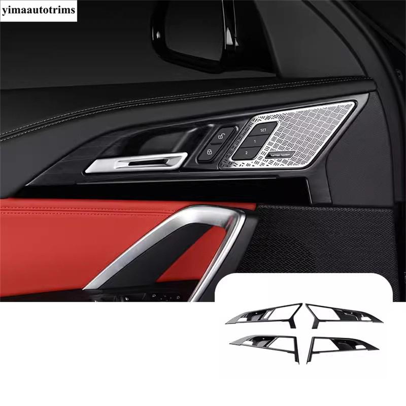 Window Lift / Handle Bowl / Water Cup / Rear Box AC Outlet Cover Trim Accessories For BMW X1 iX1 U11 X2 iX2 U10  2024 2025