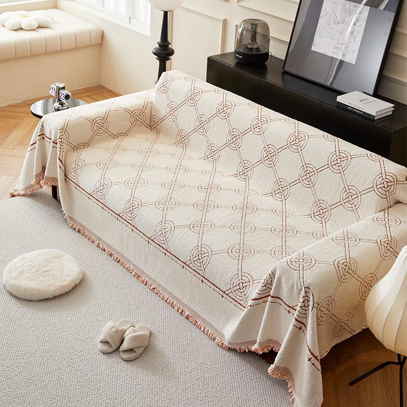 Anti-Scratching Sofa Cover Towel Full Covered Chenille Sofa Cover All-Inclusive Universal Dustproof Four Seasons Universal Sofa Cushion