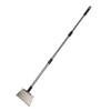 Garden Cleaning Shovel 1.6m Adjustable Handle Multifunctional Flat Shovel Floor Scraper Tool for Weeding Digging Ice Snow Removal