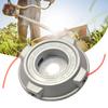 Aluminium Alloy Nylon Brush Mower Head Universal Trimmer Head Bump Spool Grass Brush Cutter Lawn Mower Garden Home Cutting