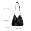 PU Leather- Handbags Shoulder Bags for Girl Women Carrying Purse Underarm Bag