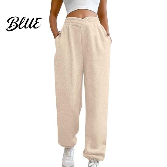 Women Sweatpants High Waisted Loose Fit Sport Pants with Casual Trousers Pockets Crossover Joggers Athletic Comfy Workout Breathable
