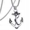 Anchor Necklace Silver Steel Chain 315