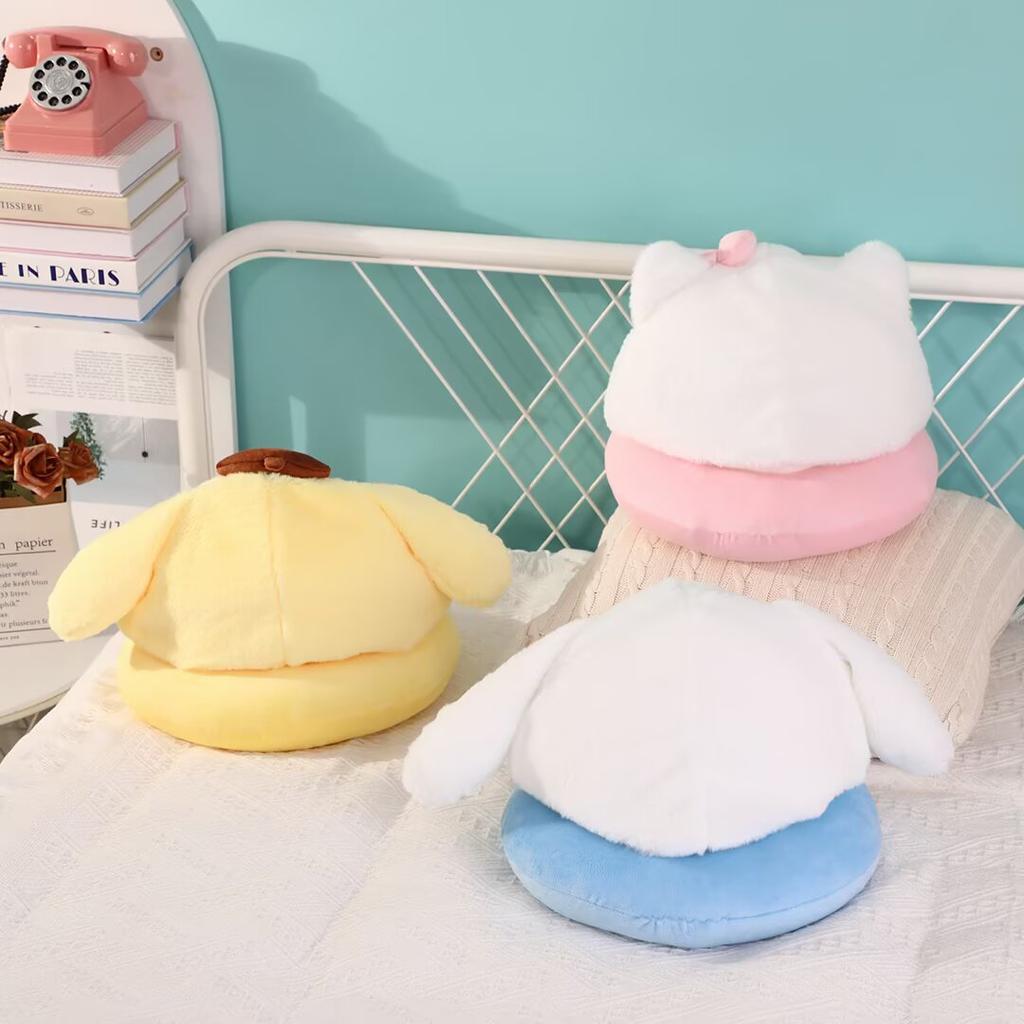 Cos Hachiware Usagi Chiikawa Cosplay Hello Kitty Cinnamoroll Pom Pom Purin U-shaped Neck Pillow Hachiware Portable Travel Pillow