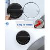 Fit for 2009-2014 Ford F-150 Fuel Gas Filler Tank Door Cap Cover, Carbon Fiber Gas Tank Cap Fuel Filler Door Cover Trim Exterior Accessories, Carbon