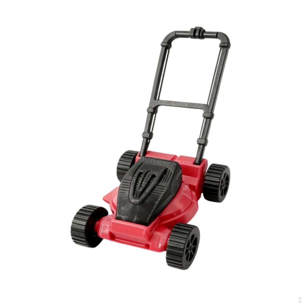 Modell Puppenhaus Kreativ Realistisch Mini Rasenmäher Figur Puppenhaus Dekoration für Geschenk Festliche Party