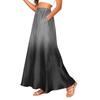 Elegant Satin A-line Slimming Midi Skirt For Women