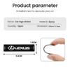 4/10Pcs Car Stickers Epoxy Emblem Decals Decoration Sticker For Lexus F SPORT RX300 IS200 IS250 ES350 Ct200h UX250h NX300h RX350