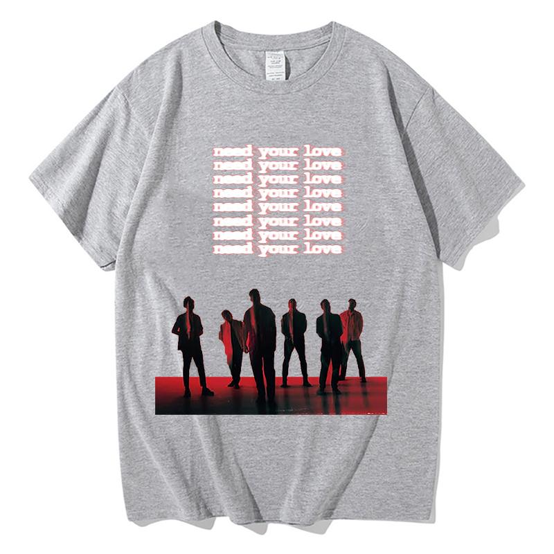 OneRepublic Need Your Love T-Shirt Reine Baumwolle T-Shirts Design Locker Unisex Streetwear Weibliche Ästhetik Harajuku Kleidung Streetwear