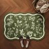 Retro Bathroom Floor Mat, Water-Absorbing Diatom Mud Floor Mat Can Be Cut, Quick-Drying Anti-Skid Floor Mat, Easy To Take Care Of, Dirt-Resistant Anti