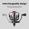 Handle Interchangeable Fishing Reel HE1000-7000 5.2:1 Gear Ratio Fishing Reel 22LBs Drag Fishing Reel