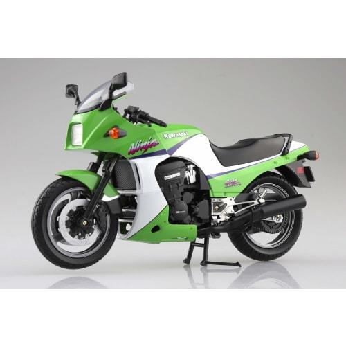 Aoshima Bunka Kyozai (AOSHIMA) Skynet 1/12 Scale Complete Kawasaki GPZ900R Lime Green Motorcycle