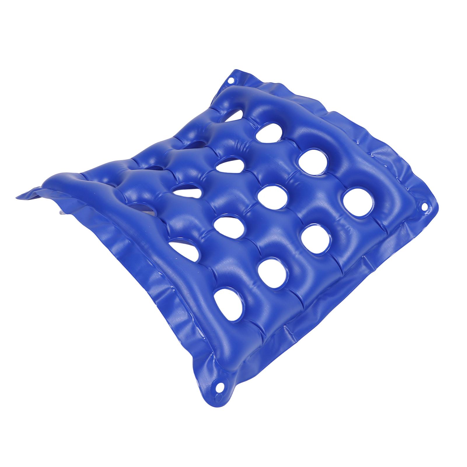 

Надувная подушка для сиденья 16 отверстий Профессиональные надувные подушки для инвалидной коляски для сиденья синего цвета