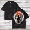 T-shirt Stampata Geto Suguru Jujutsu Kaisen Anime T-shirt in Cotone Uomo Vintage Lavata T-shirt Manica Corta Abbigliamento Harajuku Top