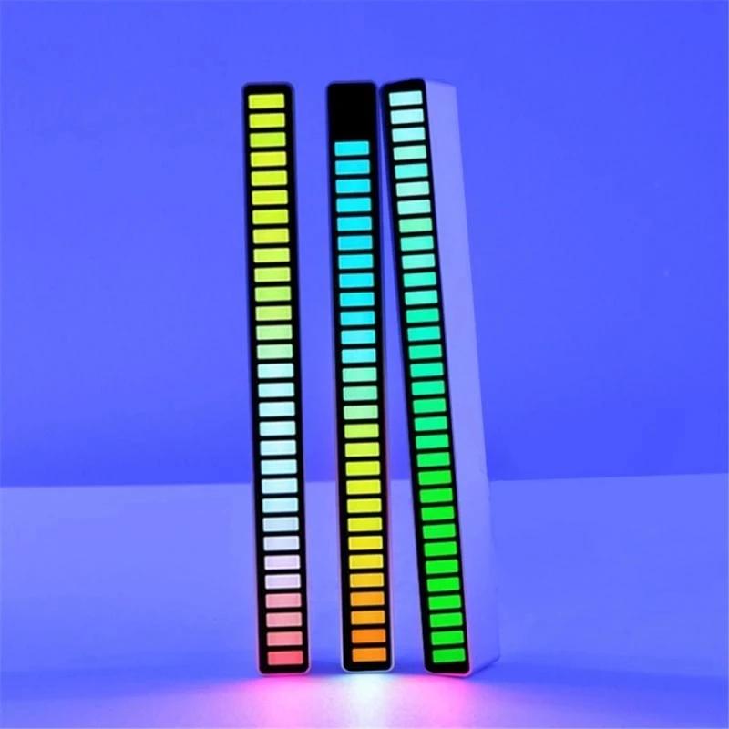 Luz de luz LED Control de voz Rhythm Light Music Light RGB Colorful Light Luz de luz LED Control de voz Rhythm Light Music Light RGB Colorful Light