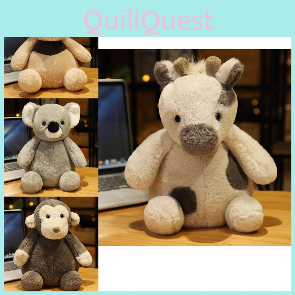Adorable 25cm Animal Plush Toy Monkey Penguin Dinosaur Soft Stuffed Doll Gift