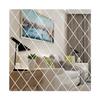 Acrylic Diamond Splicing Background Wall Mirror Sticker for Living Room Decoration