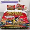 Custom Name Werner Comic 5 Bedding,Quilt Set Quilt Cover Pillowcase Home Birthday Gift(1 * Duvet Cover + 2 * Pillowcase, Without Core)_xia