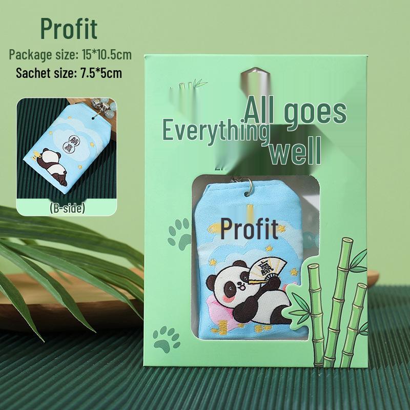Chinese Dragon Boat Festival Lucky Charm Embroidered Sachet Pendant