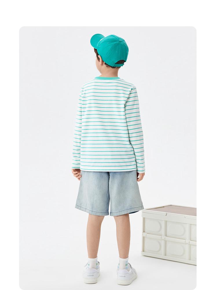 Balabala Kids' Long-Sleeve T-Shirt 2025: Spring & Autumn Style for Boys & Girls