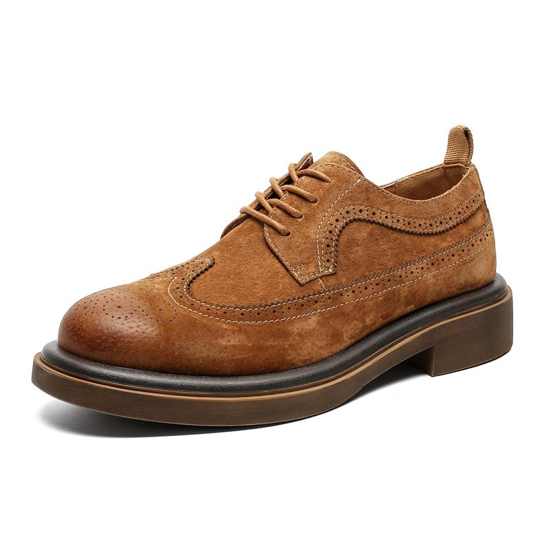 Brogue Buty męskie ze skóry naturalnej Klasyczny styl retro Outdoor rekreacja impreza biznesowa Biuro Ślub Dorosły jakość Buty