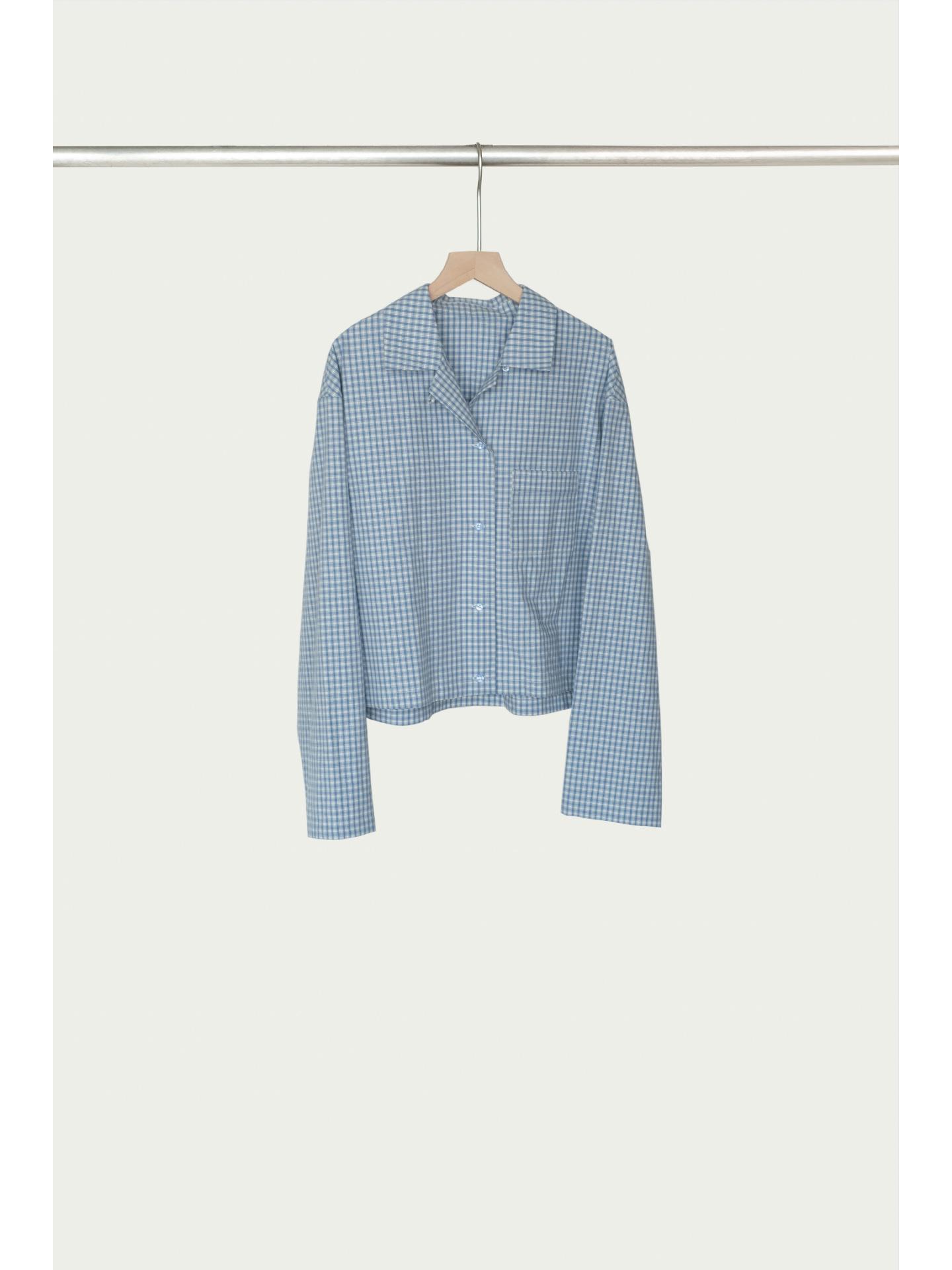 

Корейская рубашка в стиле Miu из 100% хлопка с длинным рукавом для женщин – Универсальный весенний слой Large