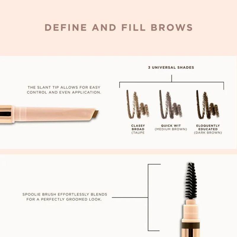 Blinc - [Pretty Vulgar] Defined Brilliance Dual Sided Eyebrow Pencil - 3 Colors