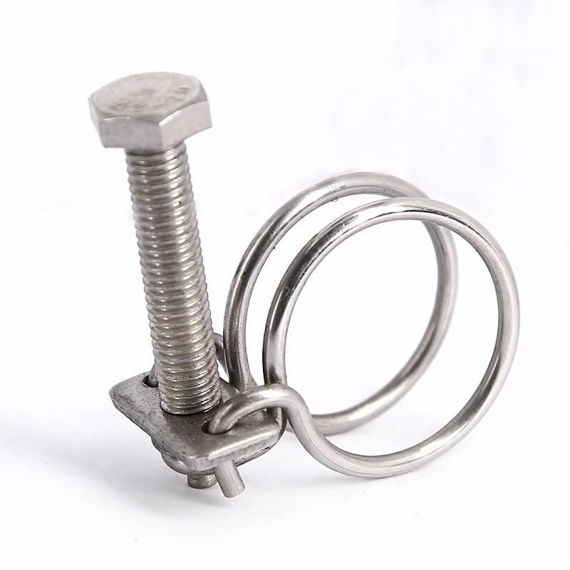 JNL 304 Stainless Steel Double Wire Hose Clamp