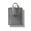 [TEMBEA] Tembea PAPER TOTE MEDIUM Paper Tote Bag Black Gingham