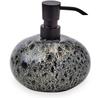 Dispensador de jabón líquido Aquanova Ugo negro UGODIS994