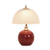 Ceramic Base Flower Bud Table Lamp Glass Cover Bedside Lamp Modern Ambient Light  Bedroom