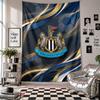Newcastle United Fußball Wandteppich Heimdekoration Wandbehang Tuch für Schlafzimmer Wohnzimmer Hintergrund