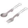 Camping Cutlery Set Camping Foldable Spoon Fork Portable Travel Tableware for Outdoor Picnic