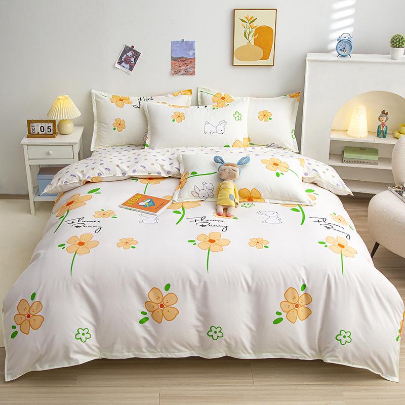 Aloe Cotton Brushed Flannel Duvet Cover for Dorms - Available in 1.5, 1.8, 2 Meters - Pure Cotton
