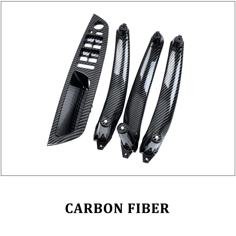 

LHD RHD Внутренняя ручка двери для BMW X5 X6 E70 E71 2007-2013 Запасные части для интерьера Carbon 4pcs