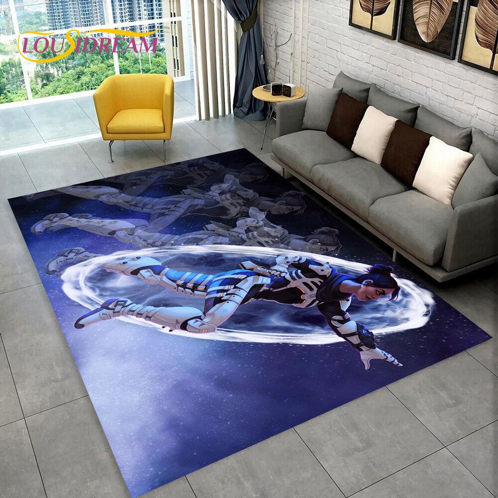 Apex Legends Game Gamer Cartoon Area Rug,Carpet Rug for Living Room Bedroom Sofa Doormat Decoration,kids Play Non-slip Floor Mat
