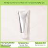 In Stock 100ml/100g High Gloss Gold-Silver Aluminum-Plastic Cosmetic Tube with Acrylic Cap - Refillable PE Empty Bottle