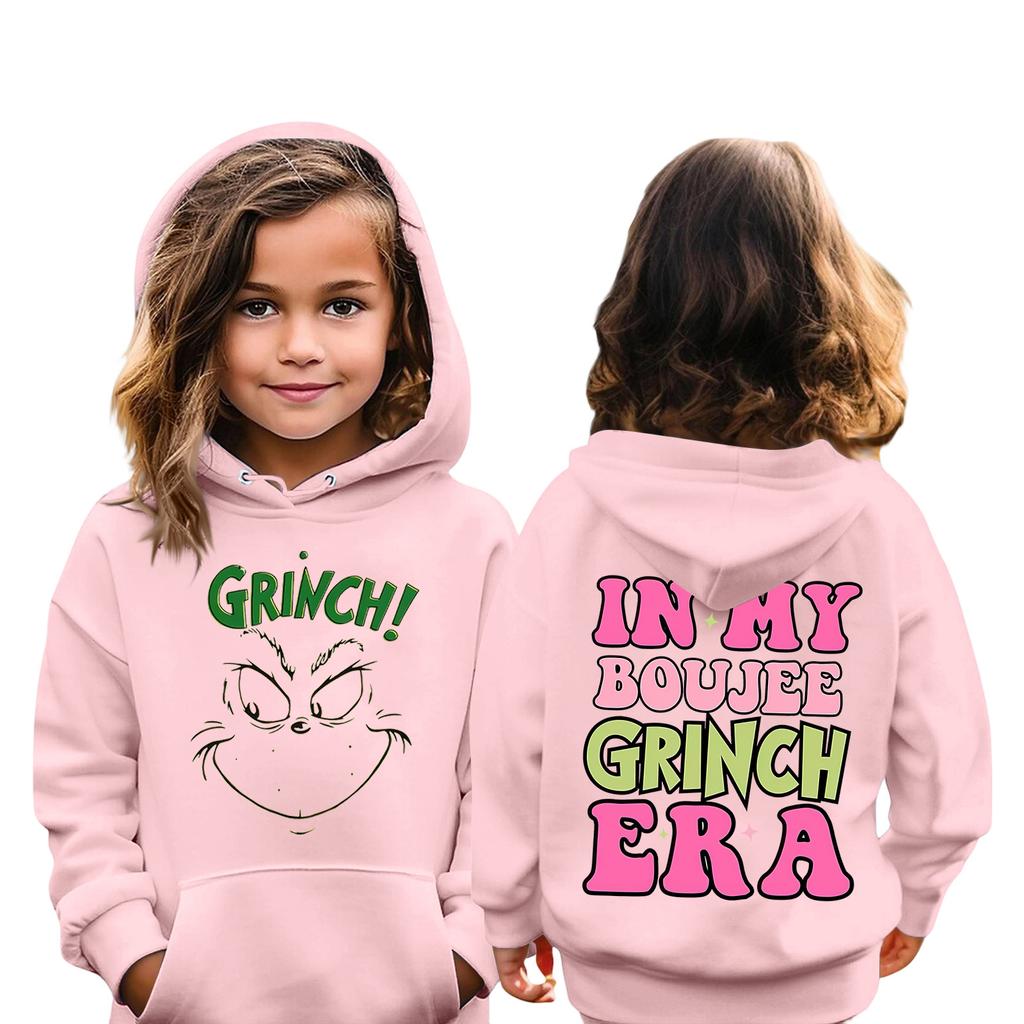 Felpa Natalizia per Bambini Manica Lunga Leggera Felpa Casual Larga Confortevole per Bambini