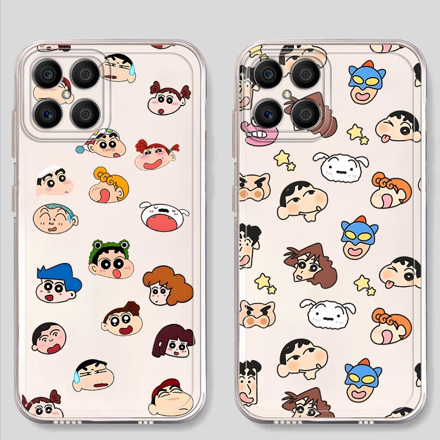 Crayon Shin Chan Pattern Soft Phone Cover Case for Honor X9a X9b X8b X8 X7b 90 Lite X8a
