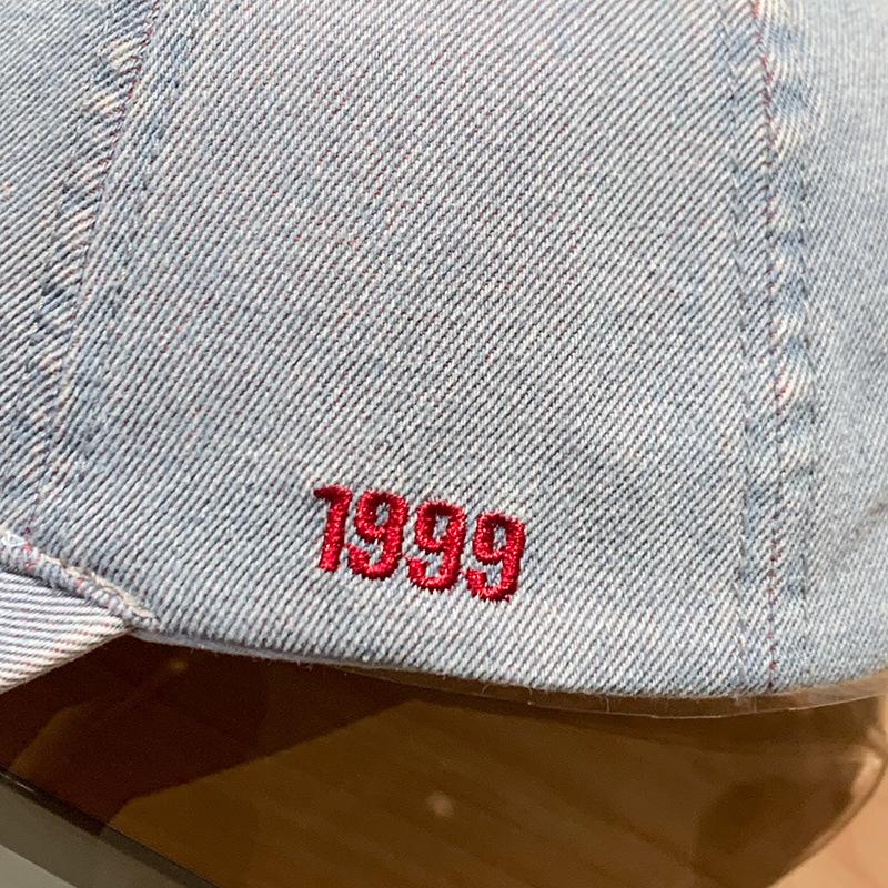 Modische Denim-Baseballkappe für Damen und Herren, einfarbig, verstellbar, Outdoor-Sonnenschirmhut, Punk, Hip-Hop, Papa, Trucker, Pferdeschwanzkappen