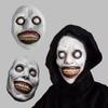 1pcs Halloween Horror Mask Exorcist Smiley Demon Mask White Green Latex Exorcist Mask Halloween Carnival Party Cosplay Props
