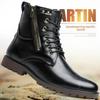 Men's British-Style High-Top Leather Boots - New Autumn/Winter Collection, Trendy All-Match, Large Sizes