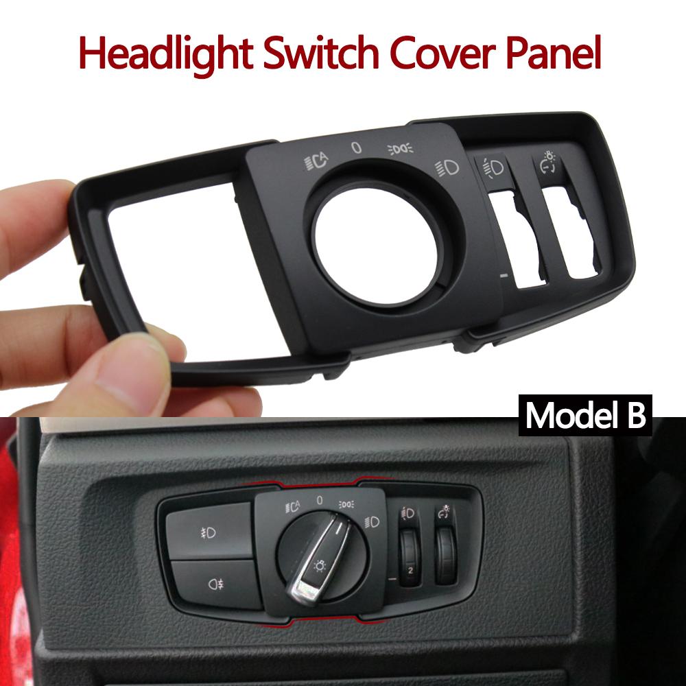 Head Lamp Rotary Headlight Switch Foglight Button Cover For BMW 1 2 3 4 X1 X2 Series F21 F46 F30 F31 F34 F35 F48 F39 61319265300