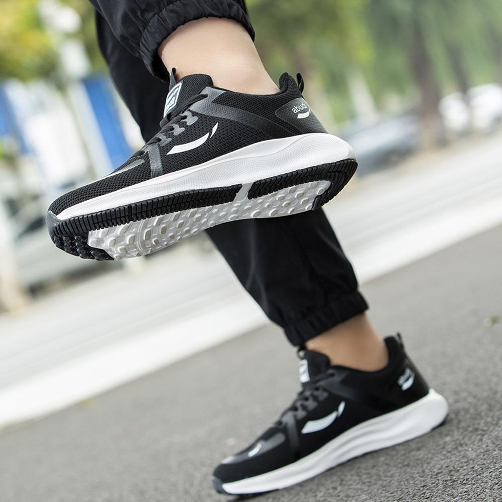Shoes Men's Shoes New Versatile Flying Woven Breathable Mesh Outdoor Trend Fashion Platform Comfortable Running Shoes Sports Shoes