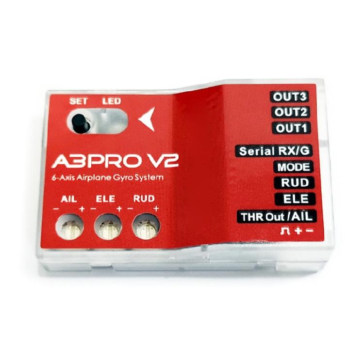 6 Axised Gyroscope Stabilizer A3 V2 Aeroplane Flight Controller for Remote Fixed Wing Aircraft Firmware Upgrades