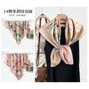 Silk twill 14 mmi large silk scarf women's fashion versatile high-end mulberry silk square scarf light luxury versatile 90 shawl
