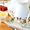 300ml Fine Bone China  Mugs with Handle, Floral Mugs with Gold Trim Porcelain Tea Mug Coffee Mugs,1pc