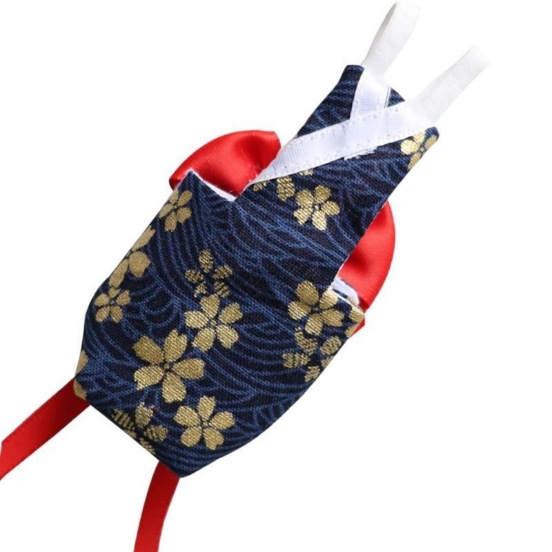 Reusable Pet Bird Diaper with Bowknot Comfort for Cockatiel Parrots Bird Nappy Flying Suit Pineapple Print